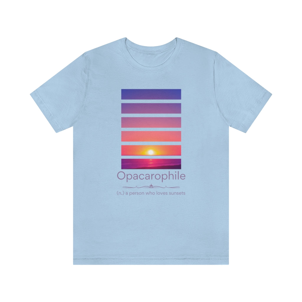 Opacarophile II - sunset lover T-shirt