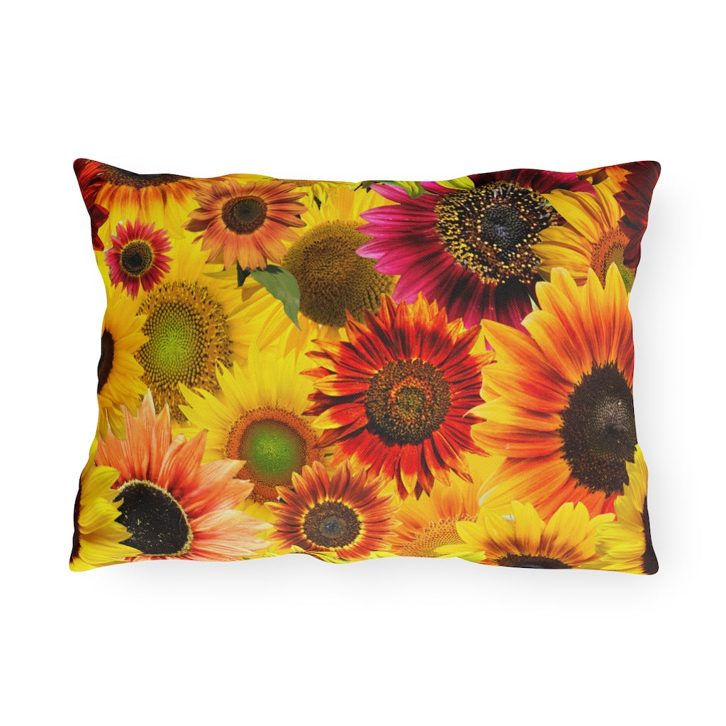 Sunflowers Galore Outdoor Pillows