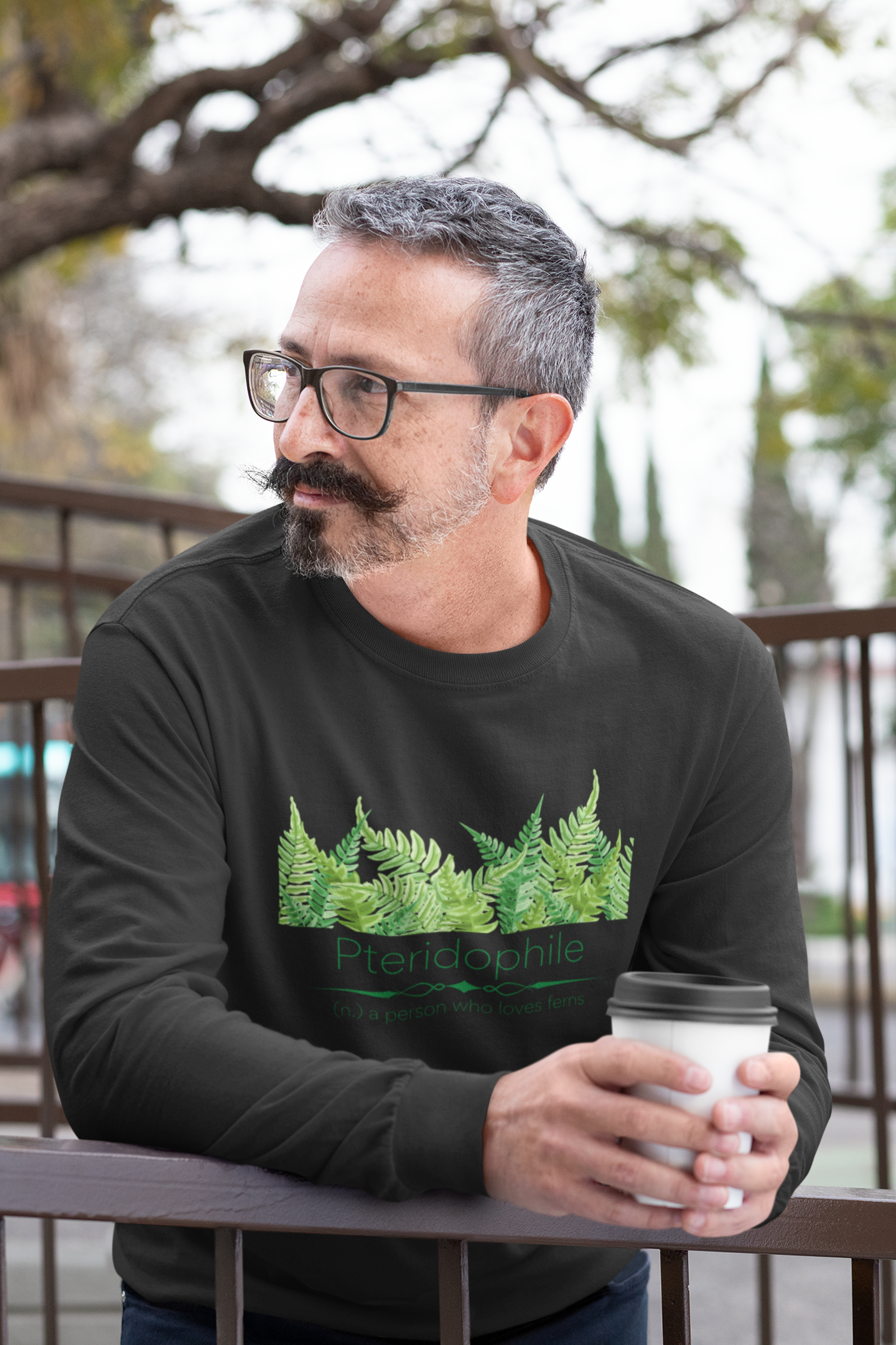 Pteridophile Cotton Long Sleeve Tee