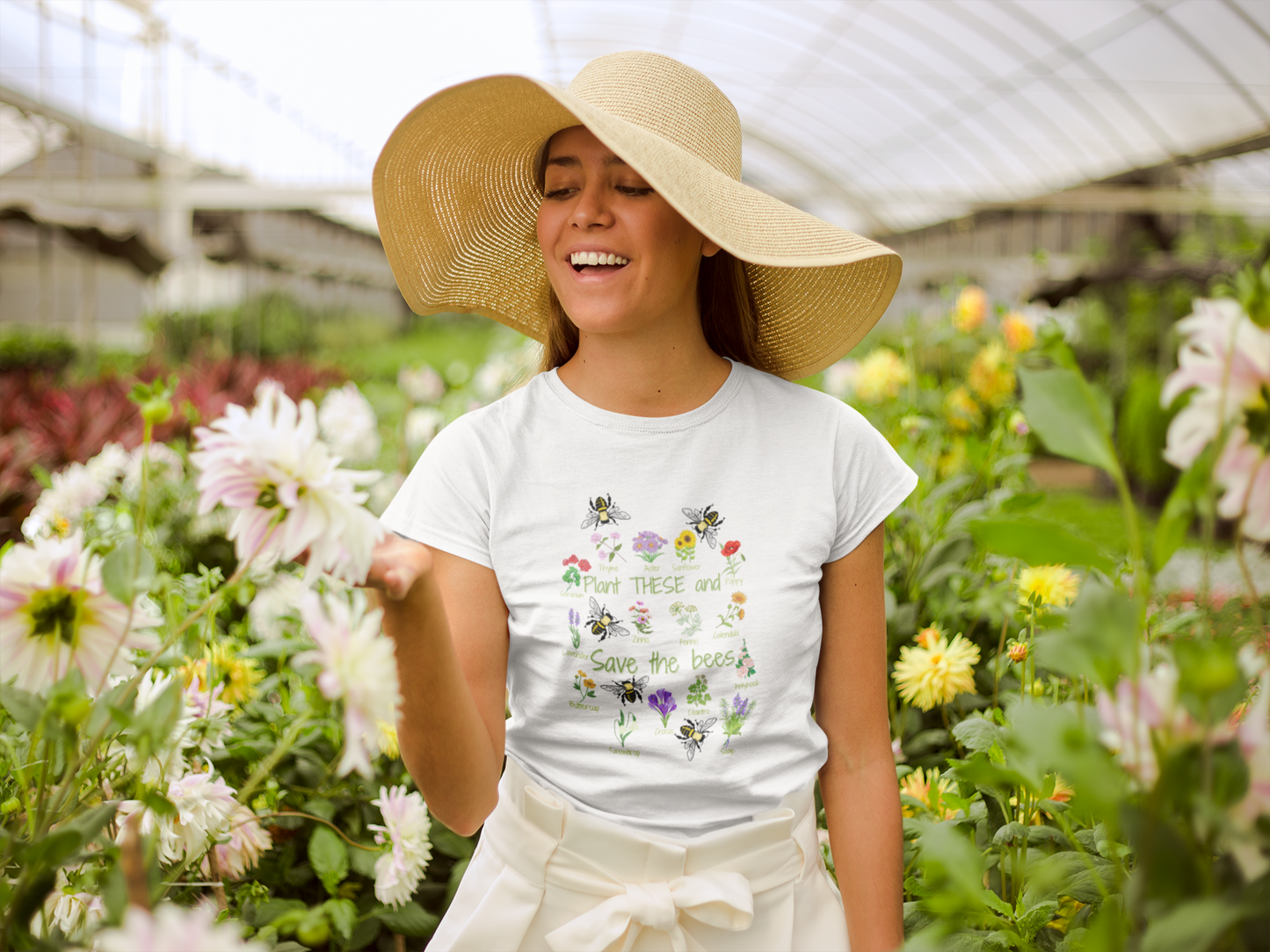 Plant THESE and Save the bees T-shirt