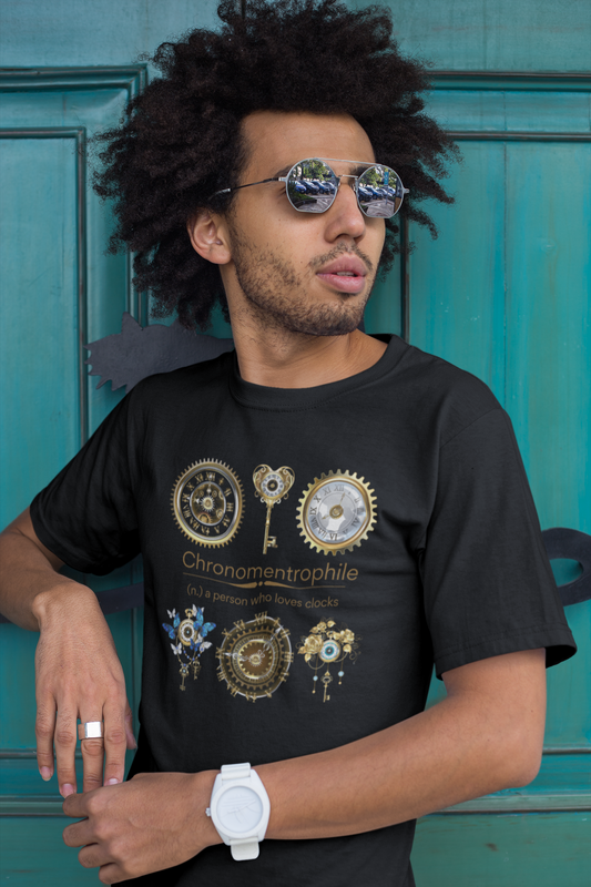 Chronomentrophile - clock lover T-shirt