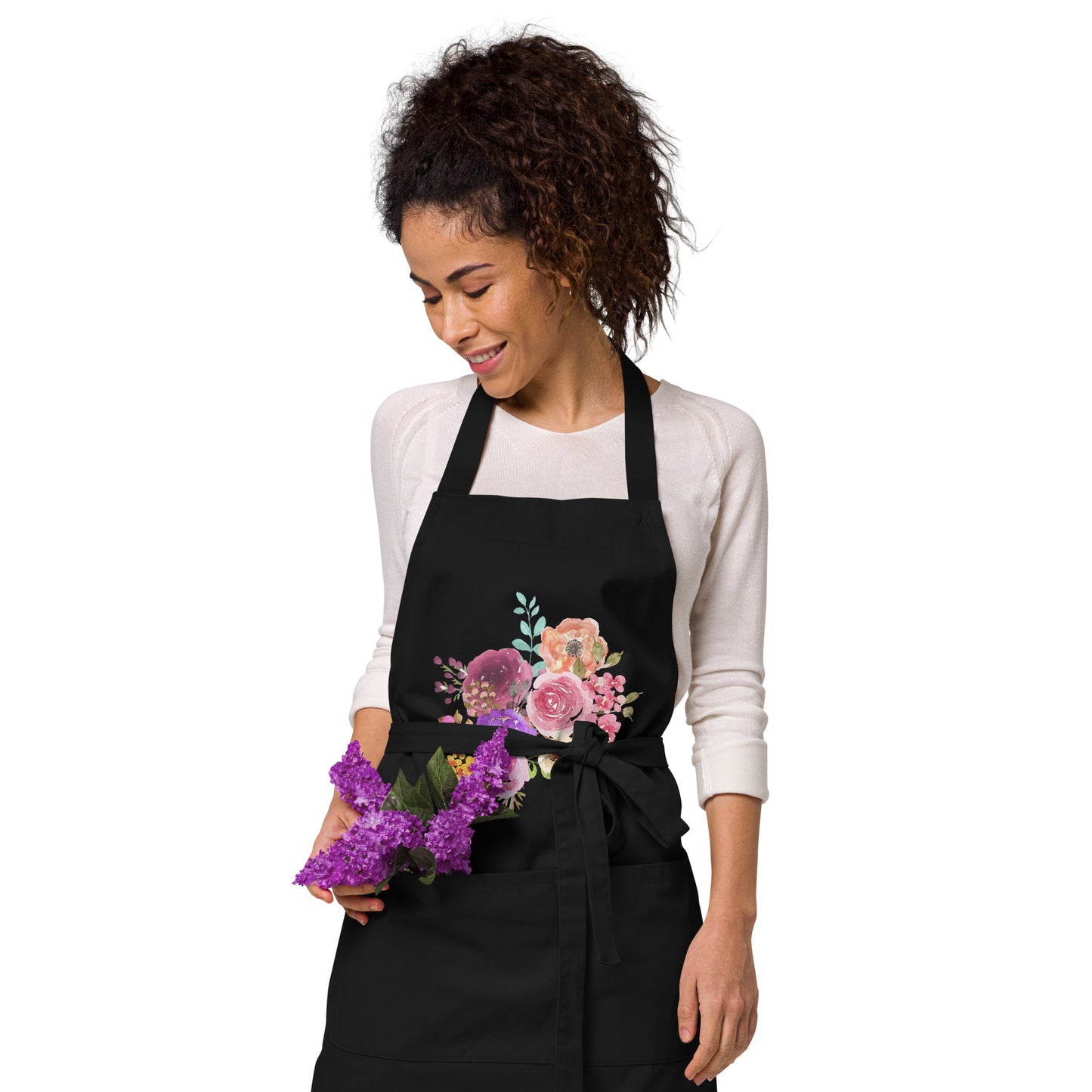 Floral Garden Organic cotton apron