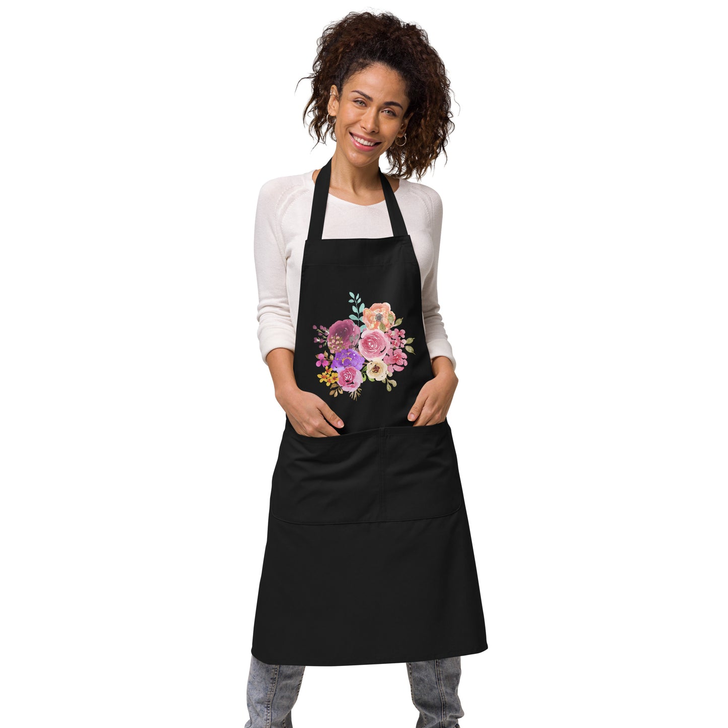 Floral Garden Organic cotton apron