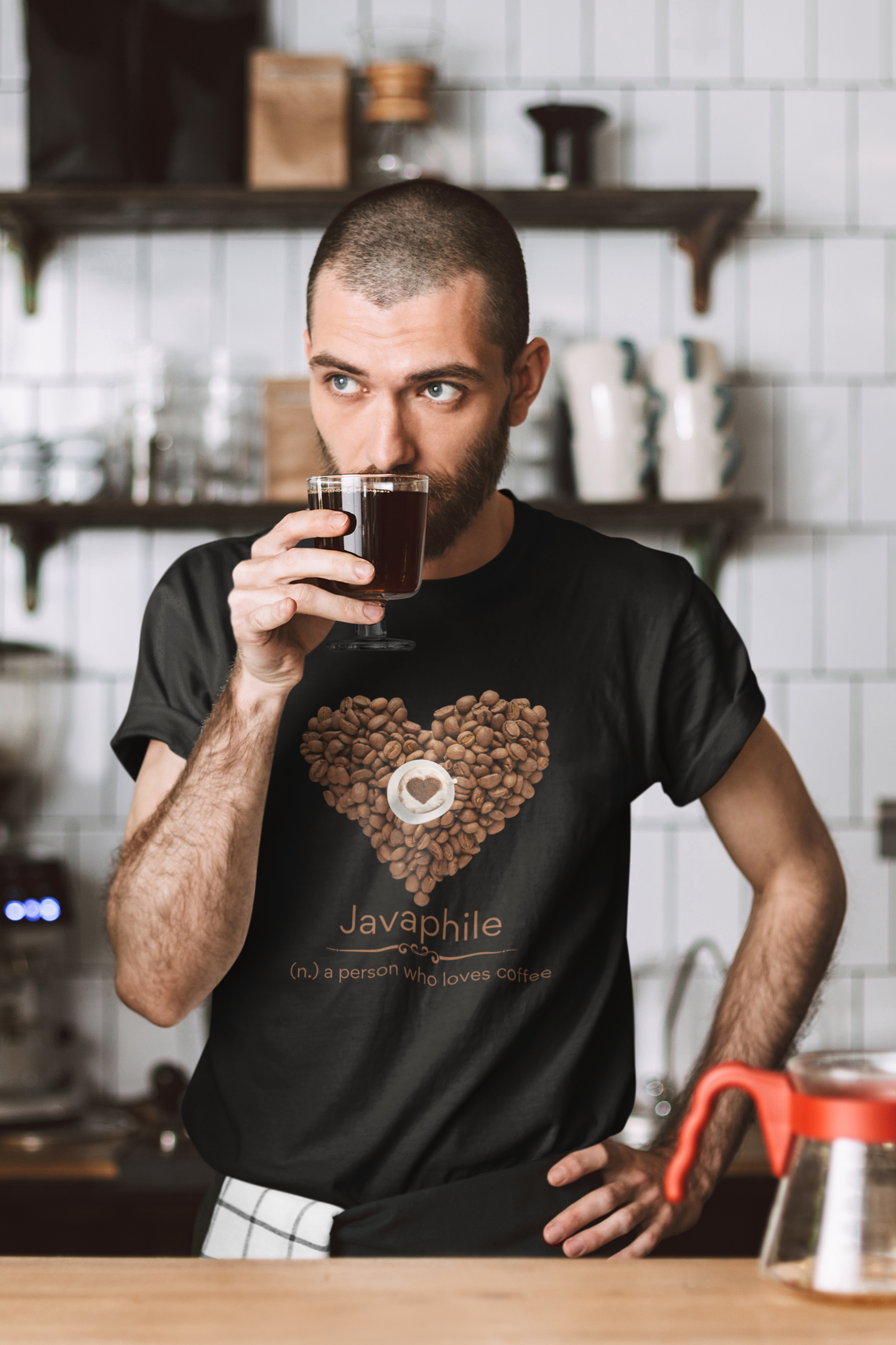 Javaphile II - lover of coffee T-shirt