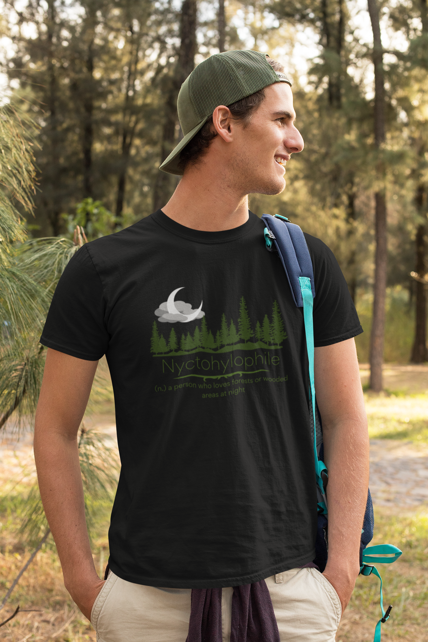 Nyctohylophile II - lover of dark forests or wooded areas T-shirt