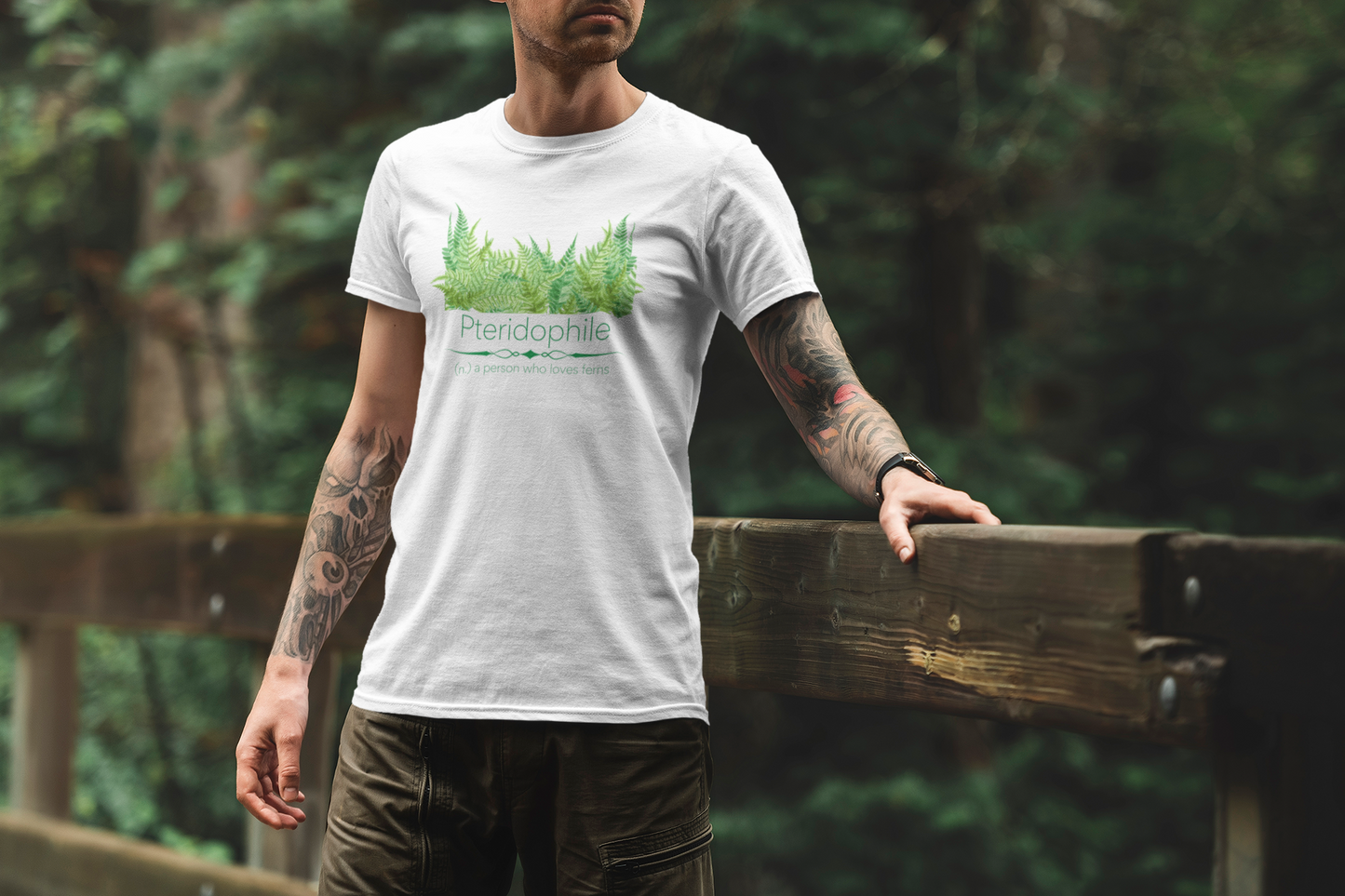 Pteridophile - fern lover T-shirt
