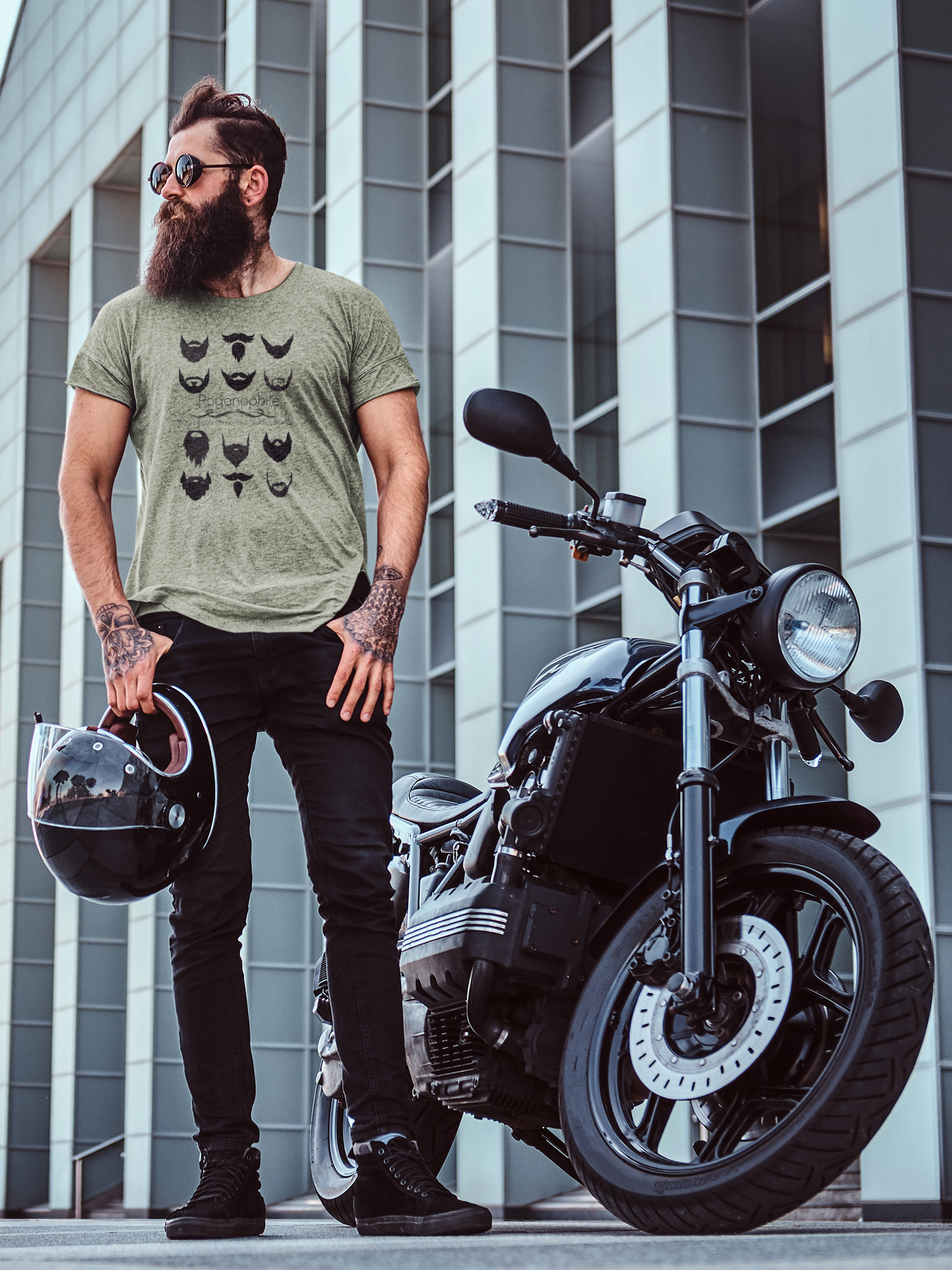 Pogonophile - beard lover T-shirt