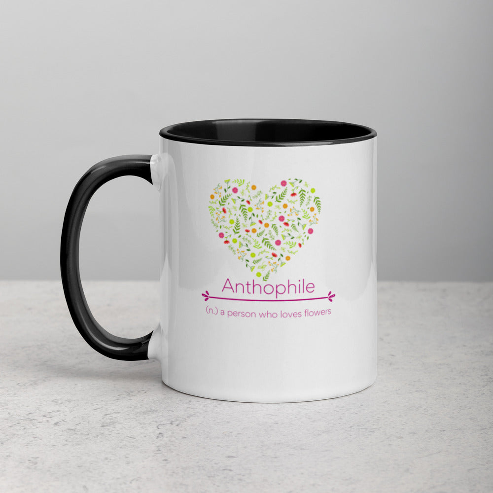 Anthophile flower lover mug