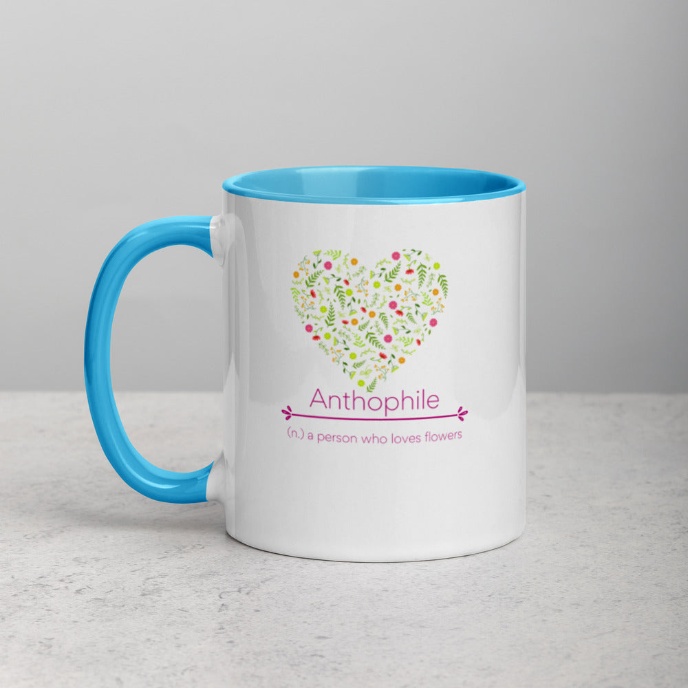 Anthophile flower lover mug