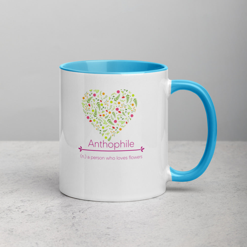 Anthophile flower lover mug