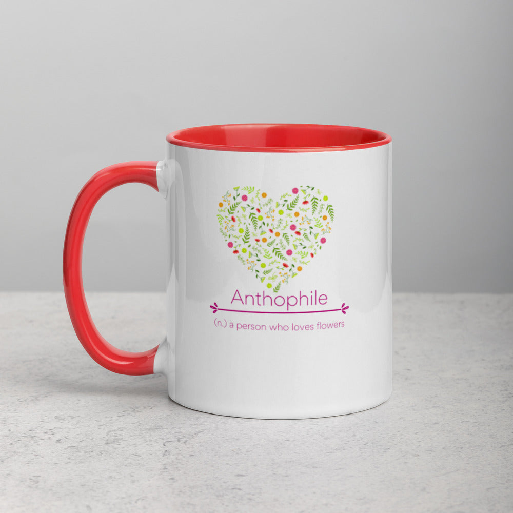 Anthophile flower lover mug