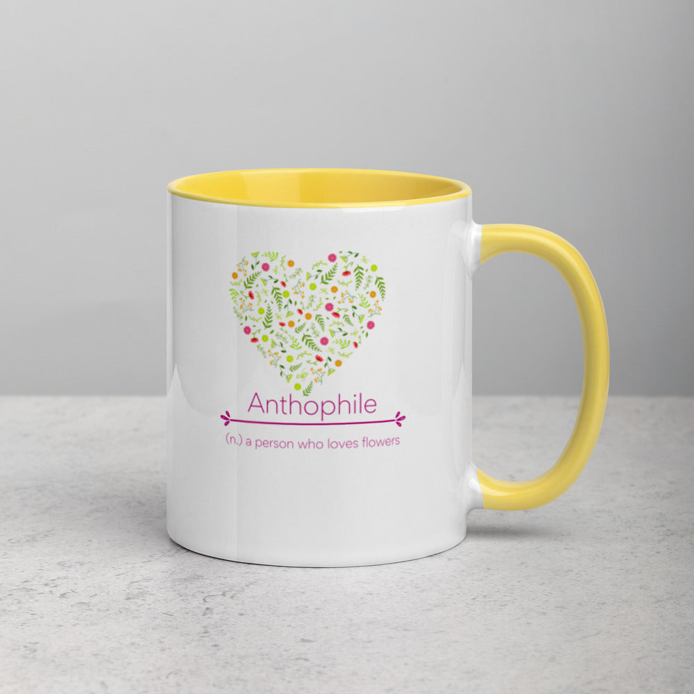 Anthophile flower lover mug